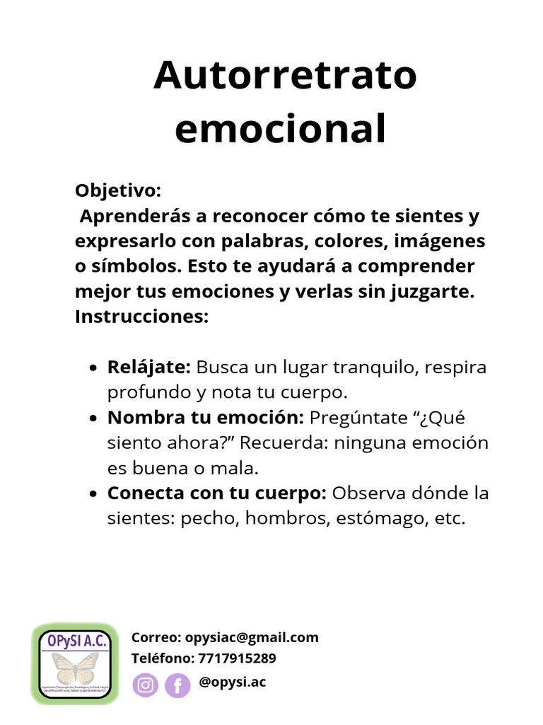Herramientas para el Autoconocimiento Emocional | PDF | Las emociones
