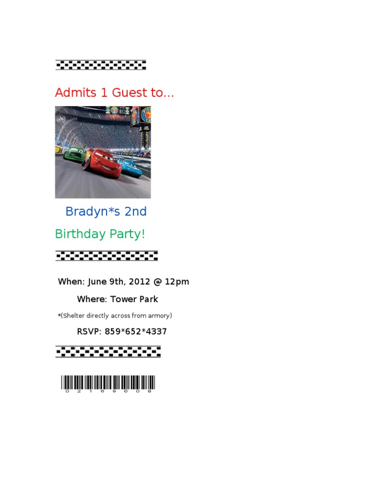 Birthday Invitation | PDF