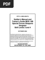 Download SOLDIERS MANUAL AND TRAINERS GUIDE MOS 18B SPECIAL FORCES WEAPONS SERGEANT SKILL LEVELS 3 AND 4 by anduril_84 SN95803626 doc pdf
