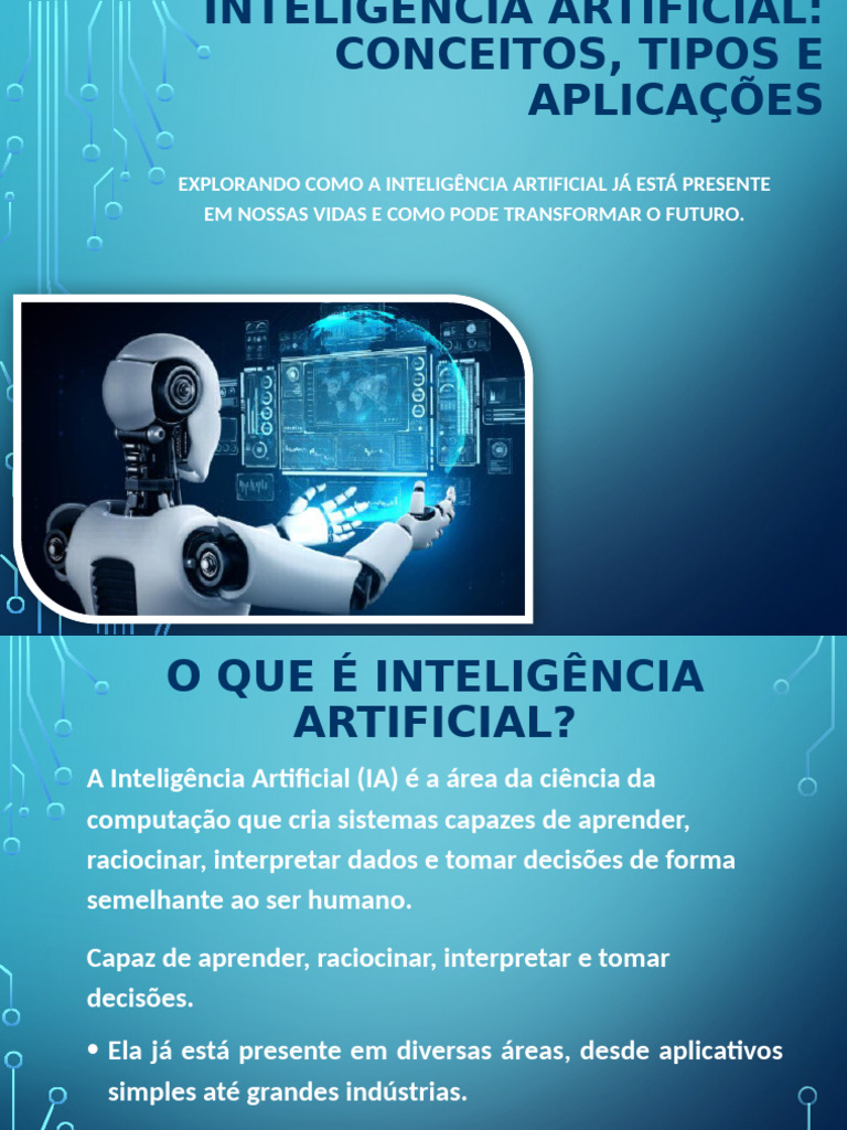 Aula Inteligencia Artificial Design | PDF | Inteligência artificial ...