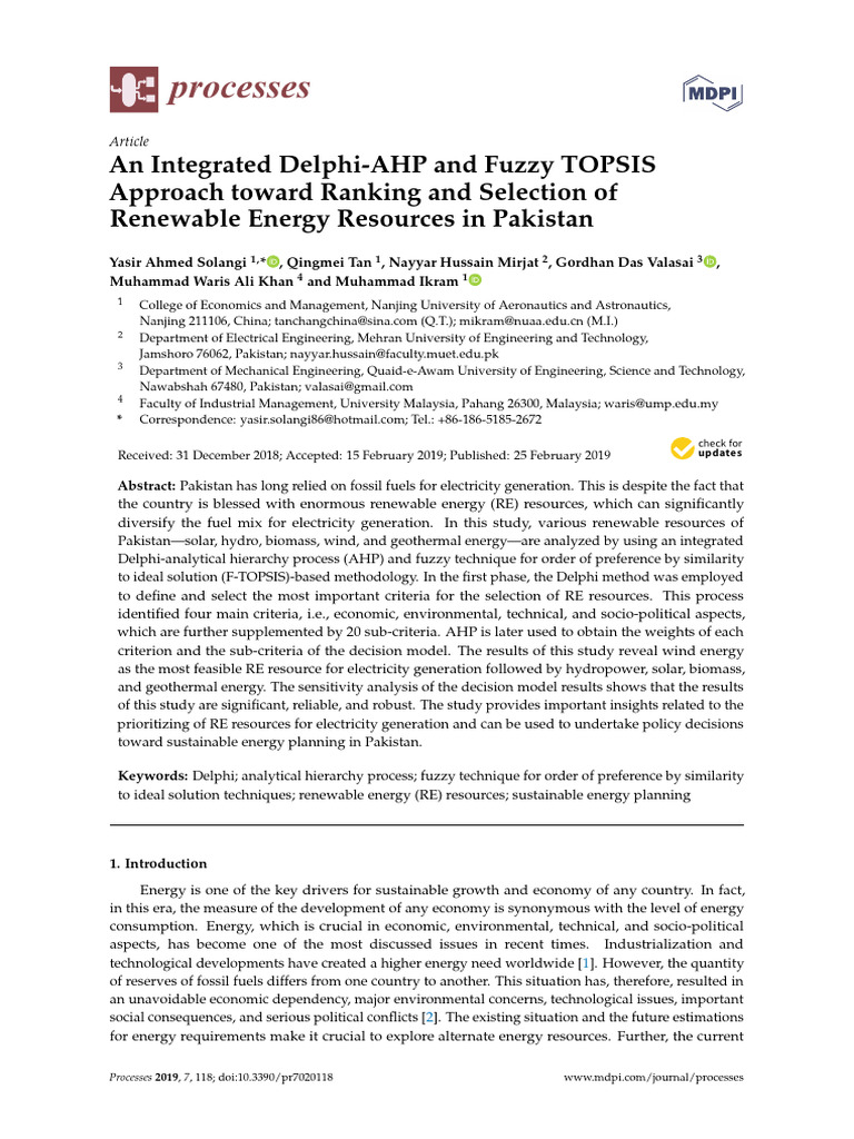 An Integrated Delphi-AHP and Fuzzy TOPSIS Approach Toward Ranking and ...
