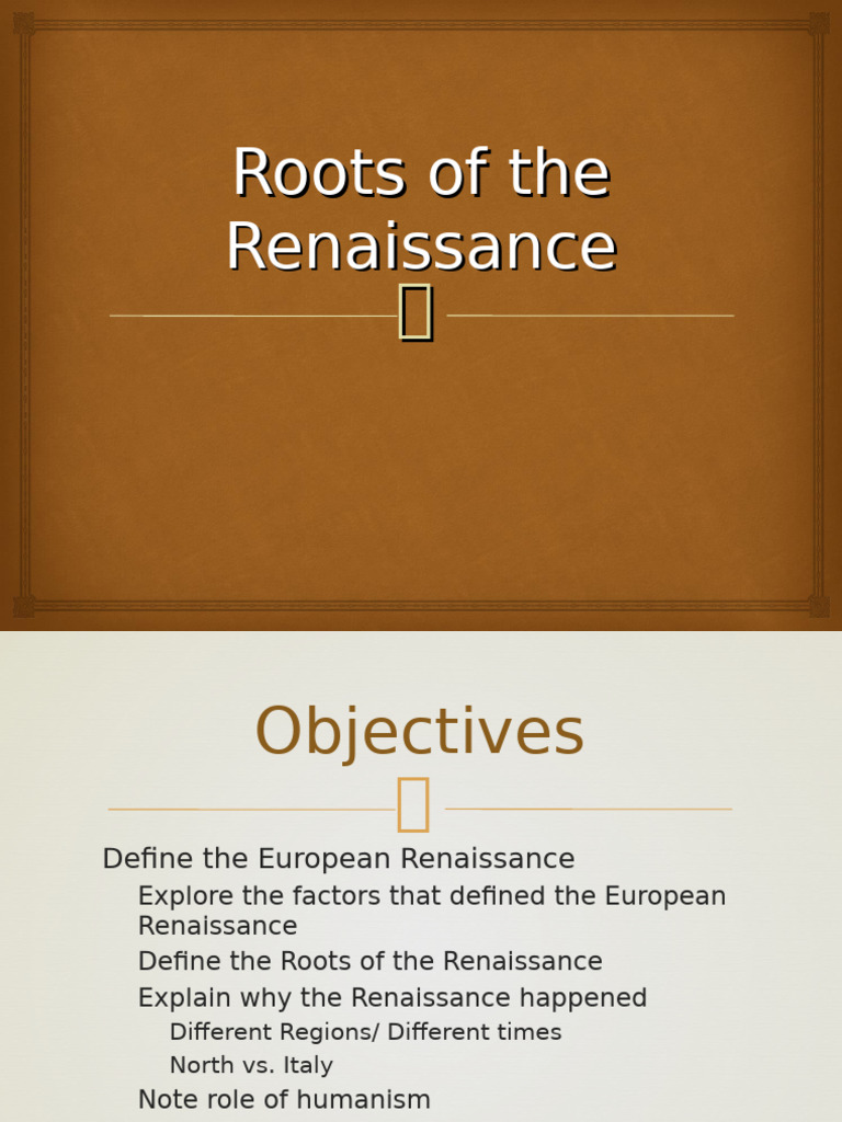 Roots of The Renaissance - Walls .U2024 | PDF | Renaissance | Humanism