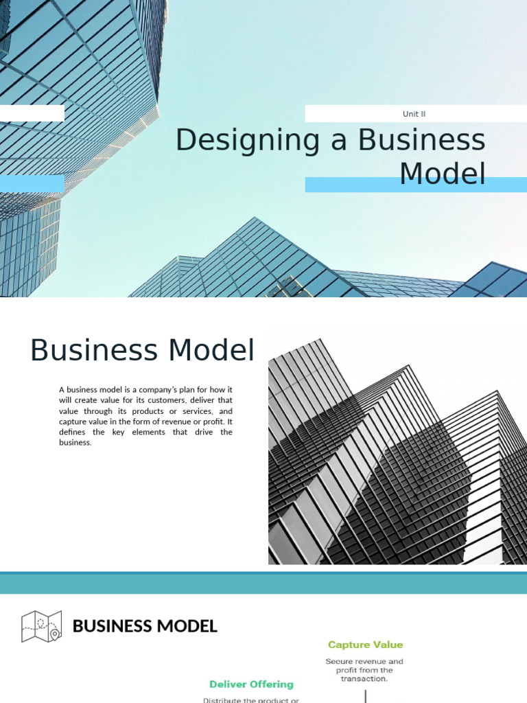 Unit 2 Designing A Business Model | PDF