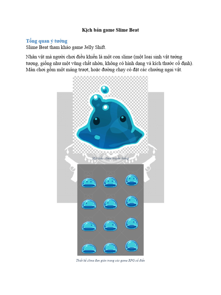 Kịch Bản Game Slime Beat | PDF