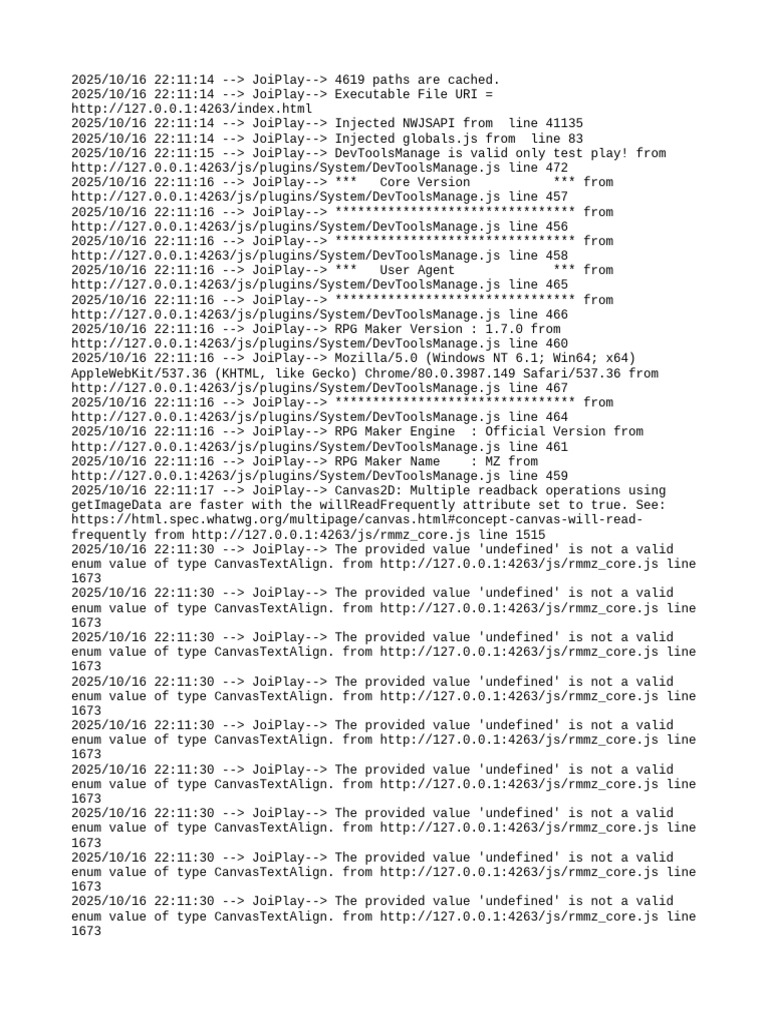 JoiPlay Debug Log Analysis | PDF | Computing Platforms | Software