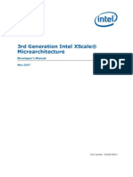3Rd Generation Intel Xscale® Microarchitecture: Developer'S Manual