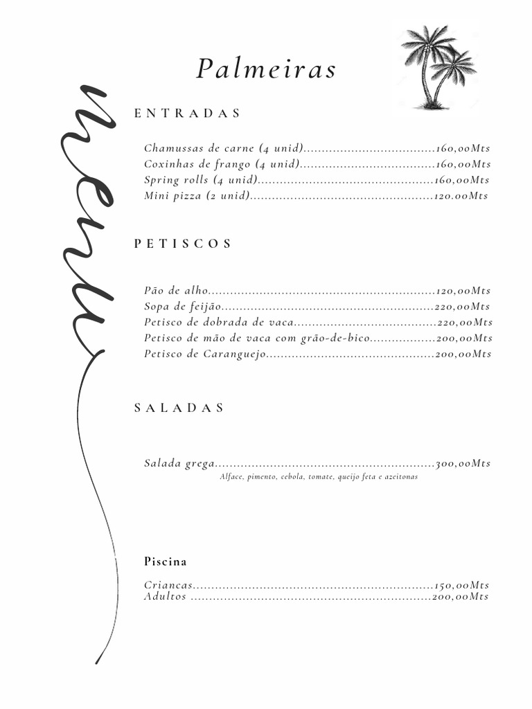 Menu Comidas_20250308_194726_0000 | PDF | Culinária | Alimentos