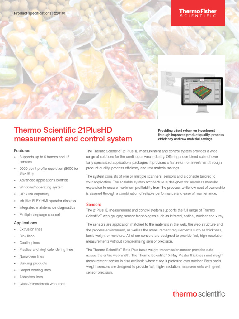 Thermo Scientific 21PlusHD Control System | PDF | Image Scanner ...