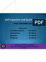 Self-Inspection and Quality Audit Procedures