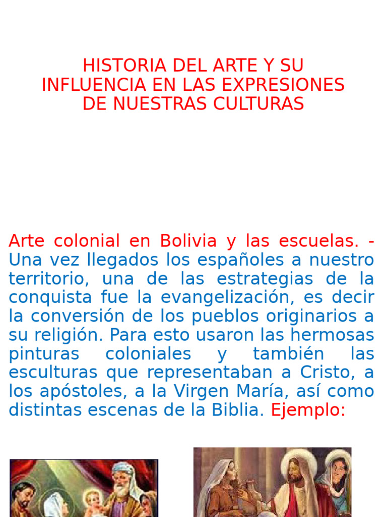 5° Historia Del Arte y Su Influencia en Las Expresiones de Nuestras ...