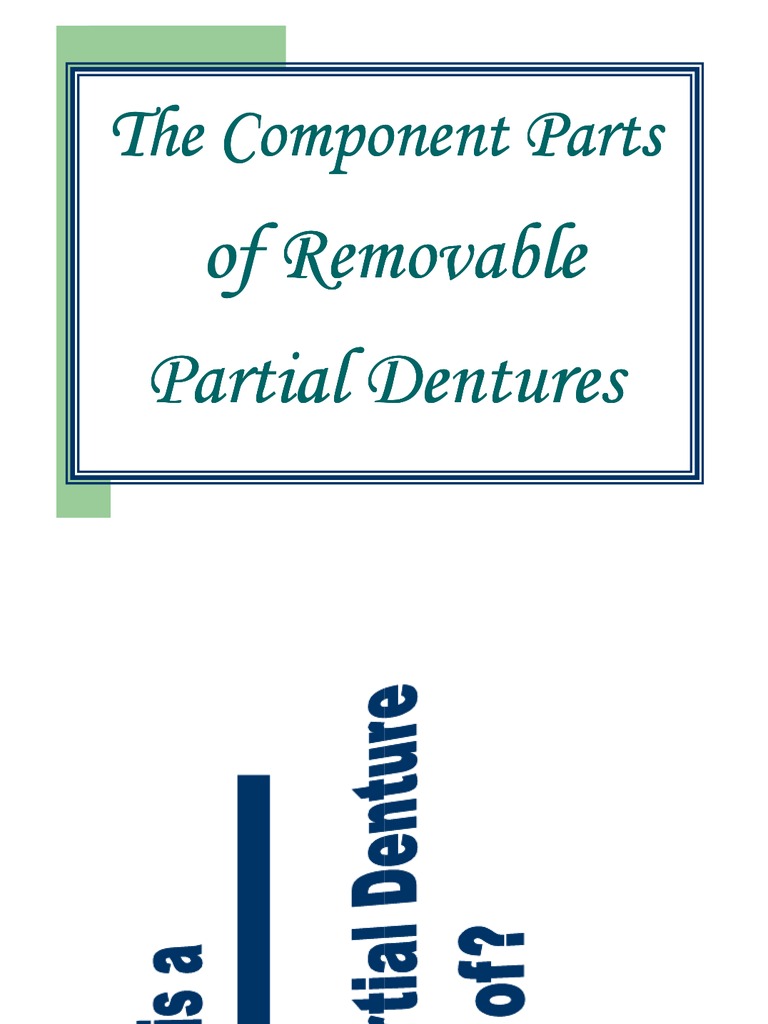 The Component Parts The Component Parts The Component Parts The