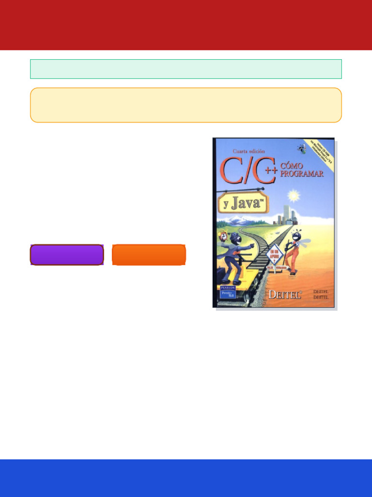 Como Programar En C, C++ Y Java 4ta ed. Harvey M Deitel ebook direct ...