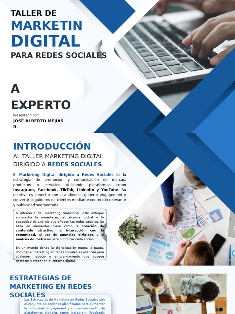 Taller Marketing para Redes Sociales | PDF | Publicidad digital | Marketing
