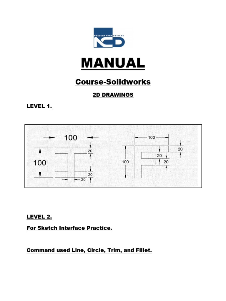 SolidWorks 2D Drawings Manual | PDF