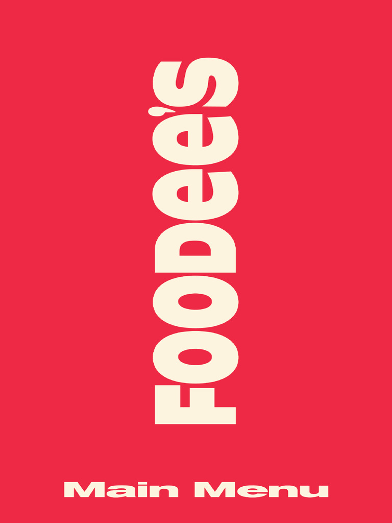 Foodees Menu | PDF