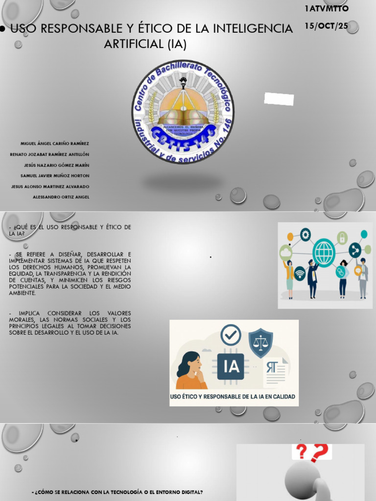 Uso Ético y Responsable de la IA | PDF | Inteligencia artificial ...