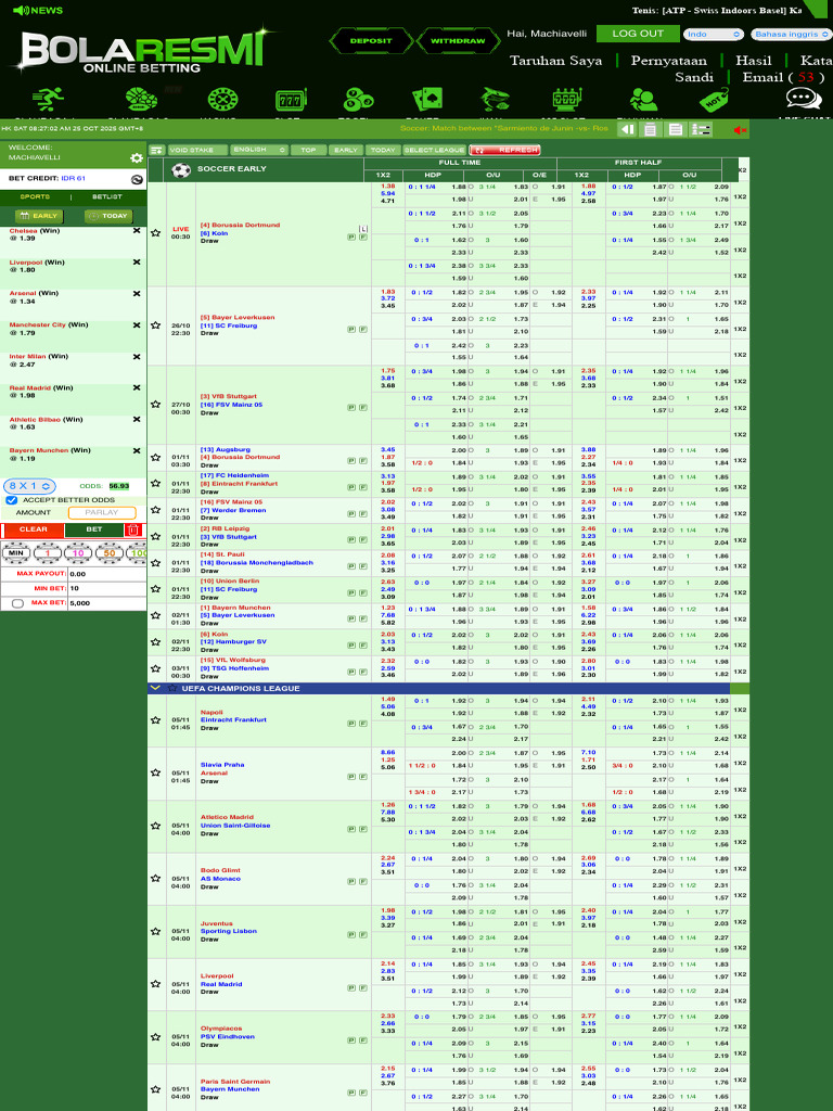 odds bola online: Panduan Memahami Fungsi, Cara Menggunakan, dan Batasannya
