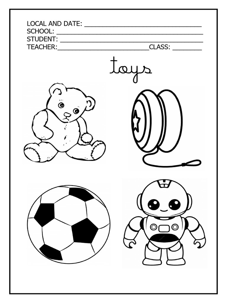 Student Toy Assignment Template | PDF