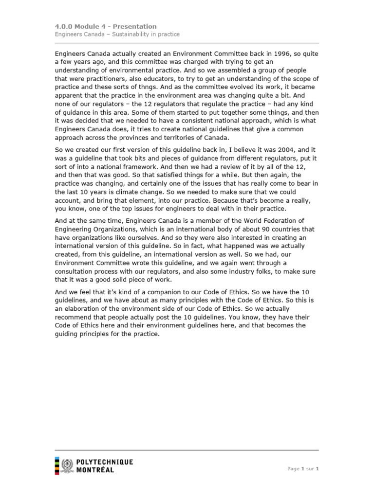 4.0.0 Module 4 - Presentation | PDF | Natural Environment