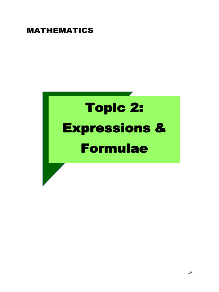 Mathematics Past Year Questions List | PDF