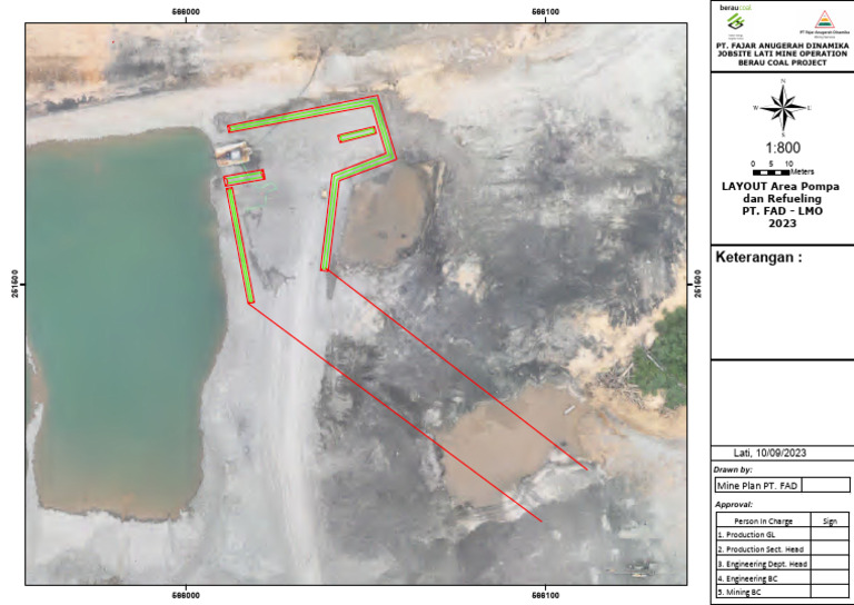 Lati Mine Operation Layout 2023 | PDF
