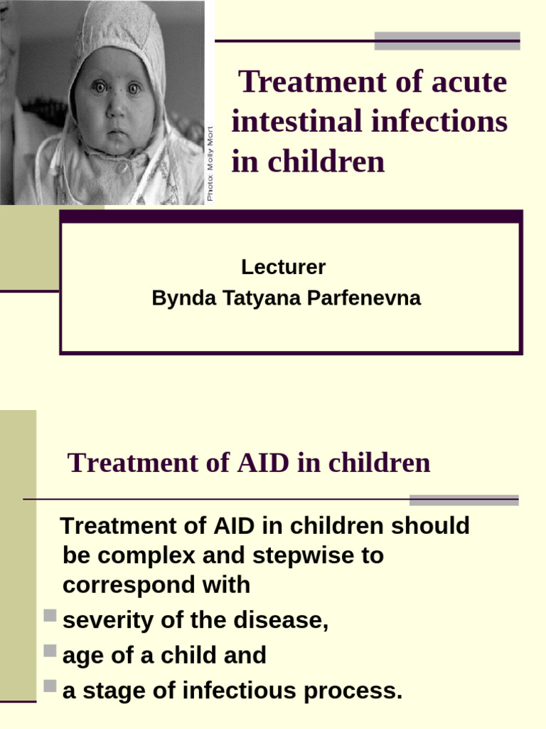 Acute Intestinal Infection Treatment in Children | PDF | Dehydration ...
