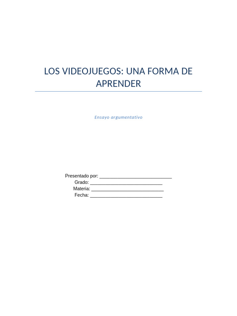 Videojuegos como Herramientas de Aprendizaje | PDF | Aprendizaje ...