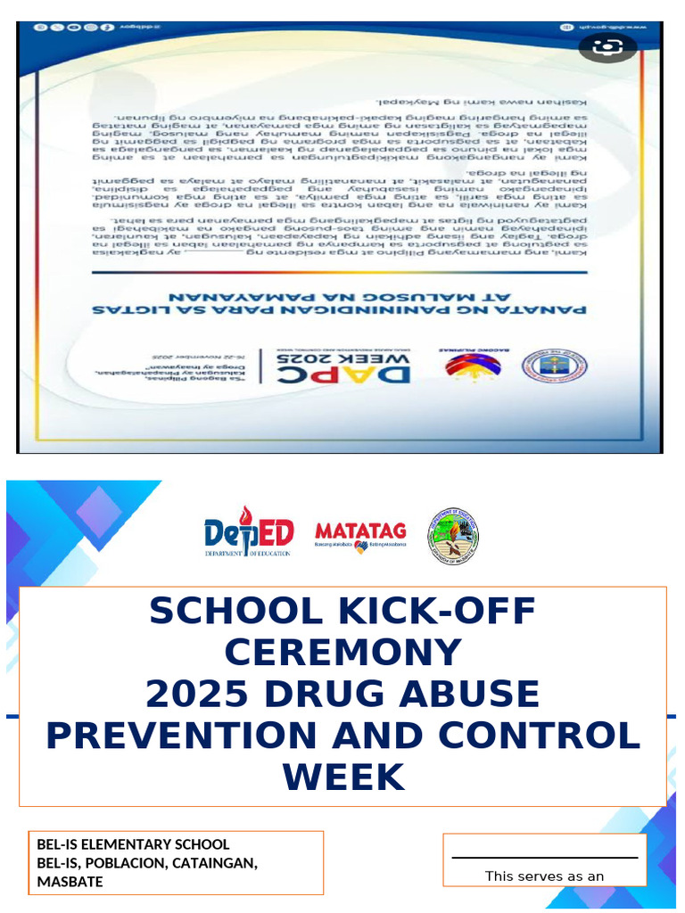 2025 Drug Abuse Prevention Kick-Off | PDF