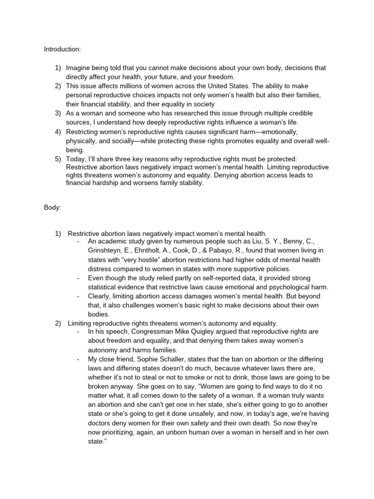 Persuasive | PDF | Reproductive Rights | Abortion