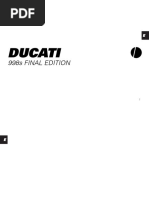 DUCATI Workshop manual 748R '01 　マニュアル　① DUCATI Workshop Manual 748 748R 2001 2002 Maintenance Service and