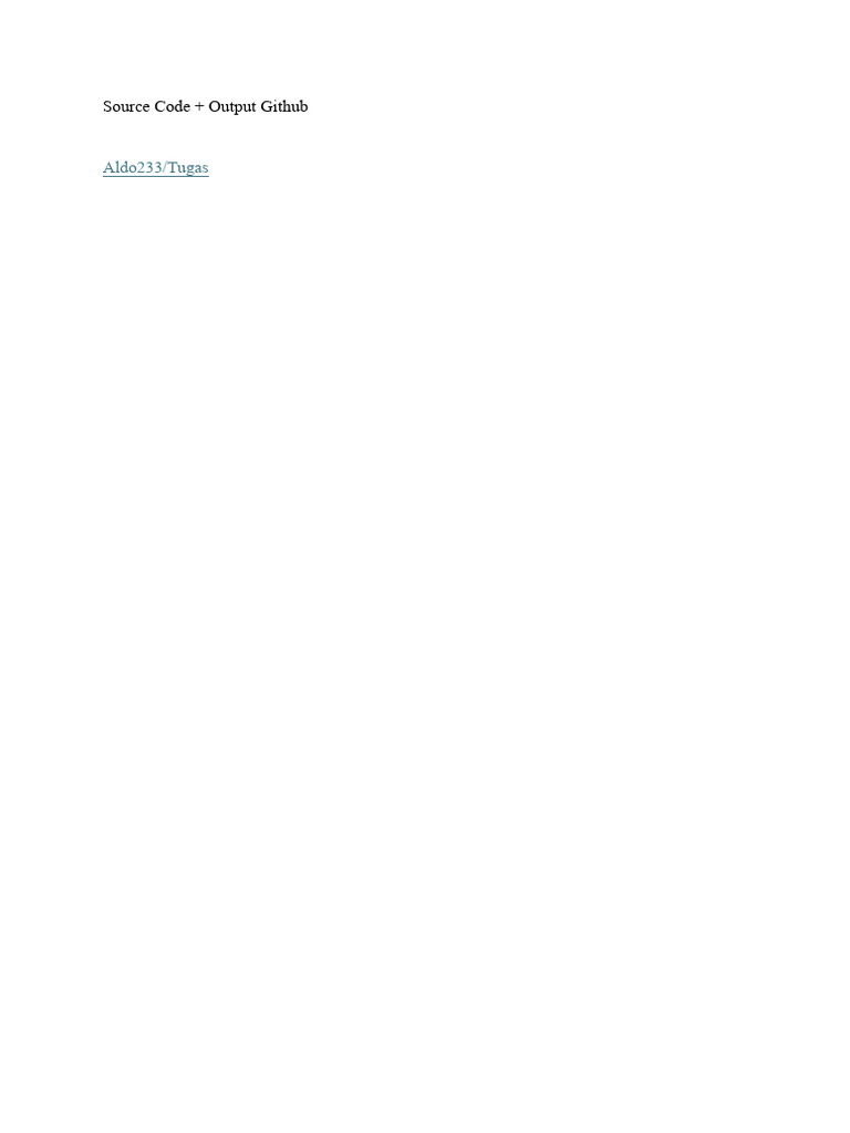 Source Code Dan Output | PDF