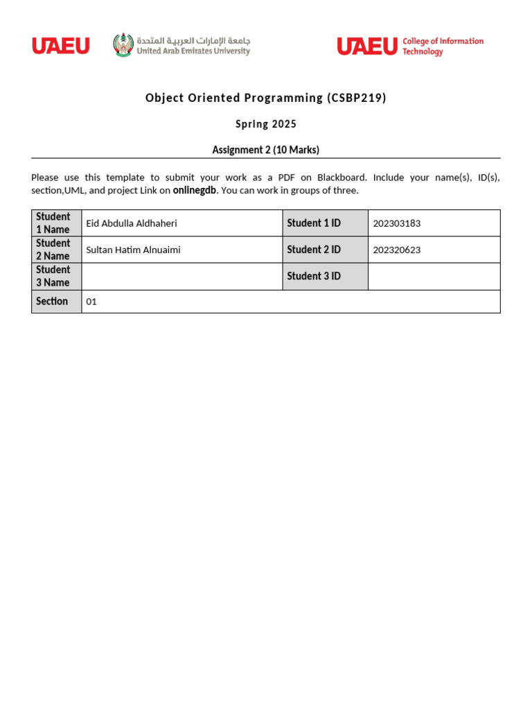 Assignment2 OOP | PDF | Systems Engineering | Computer Engineering