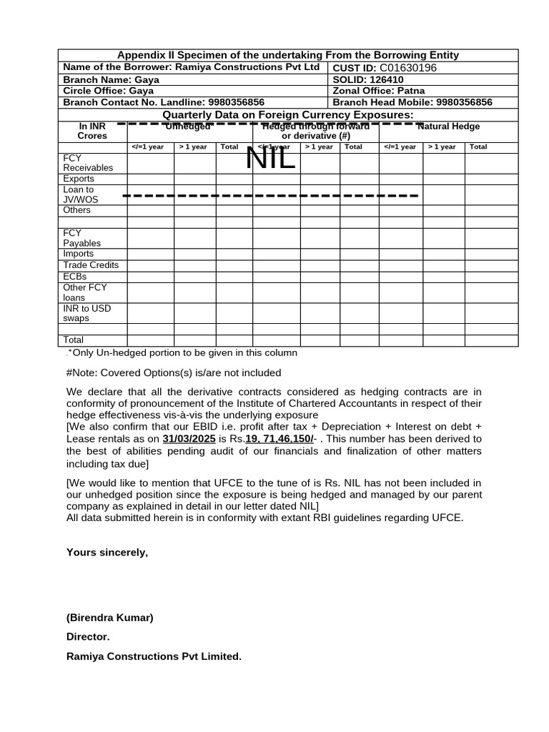 Ufce Ramiya Construction | PDF