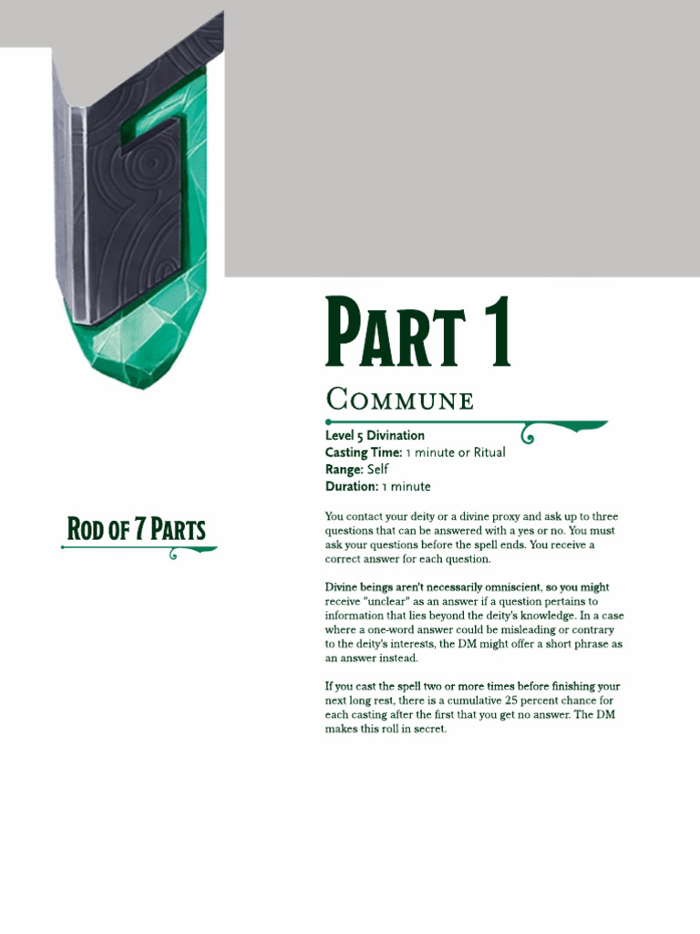 Rodof 7 Parts | PDF