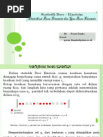 Download Statistik Bose-EinsteinDistribusi Bose-Einstein Dan Gas Bose-Einstein by Paian Tamba SN95815659 doc pdf