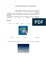 Determinación de Mohos y Levaduras