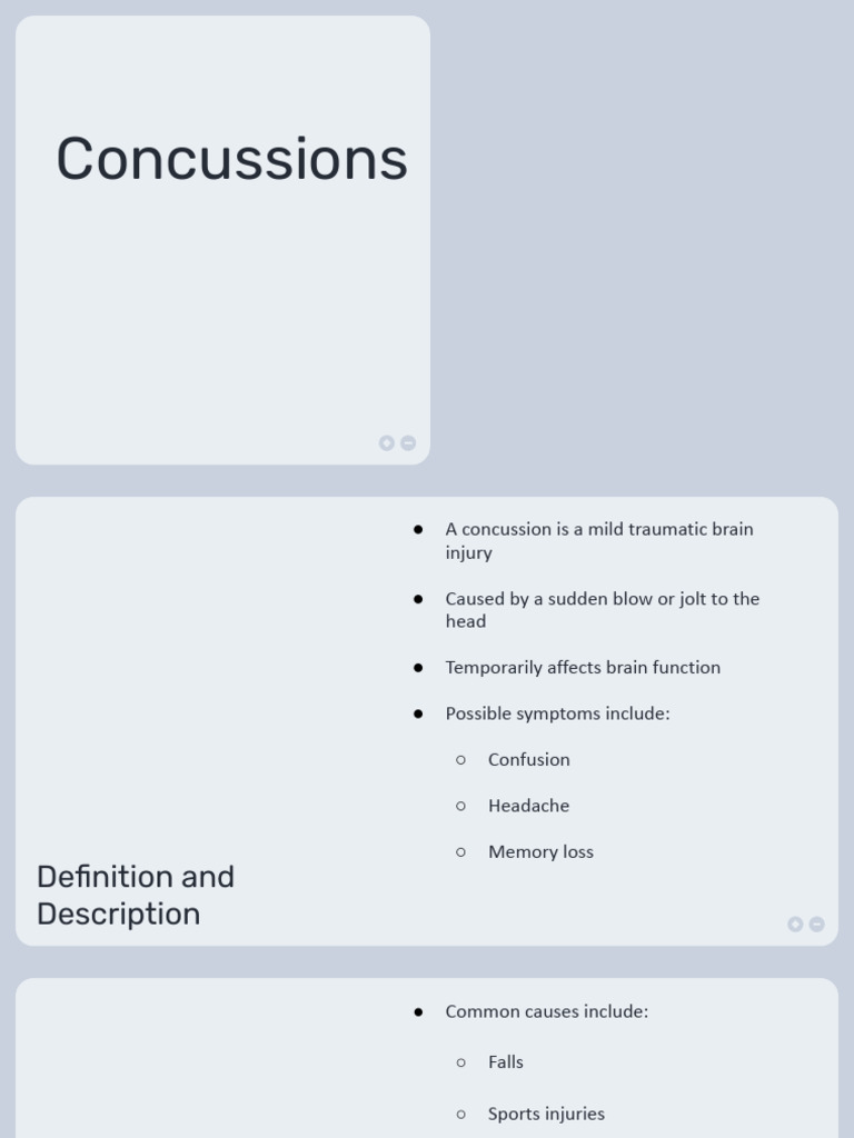 Understanding Concussions: Causes & Care | PDF