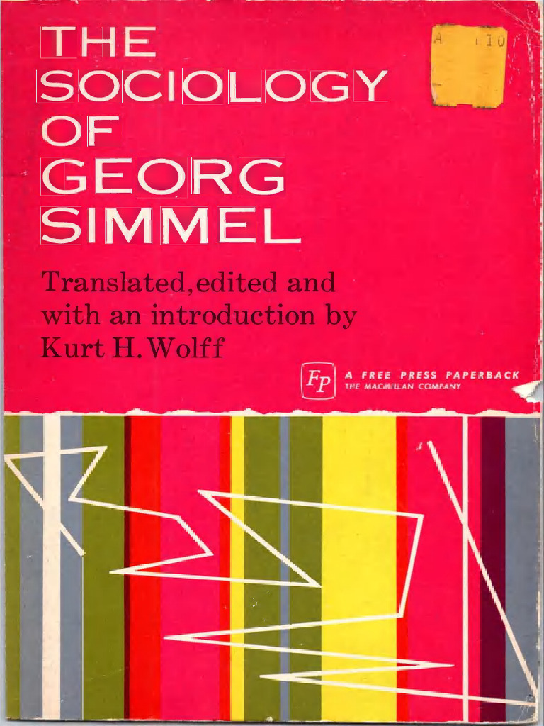 The Sociology of George Simmel | PDF
