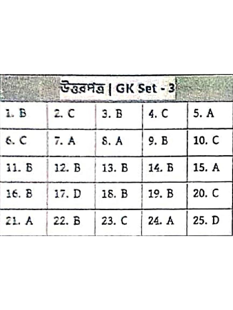 Answer Key 11 | PDF