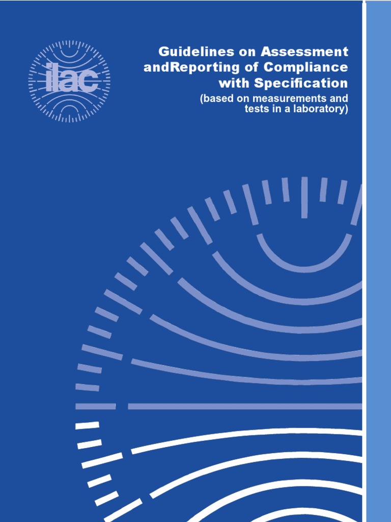 Guidelines On Assessment and Reporting of Compliance With Specification ...
