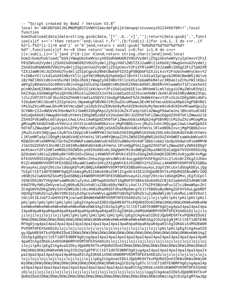 Bom2 Script V3.8 for Data Processing | PDF