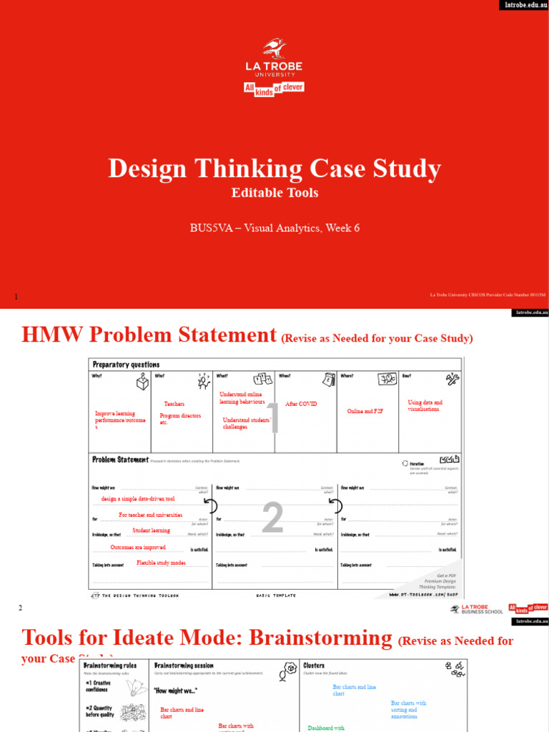 Design Thinking Tools | PDF | Data Management | Information Technology ...