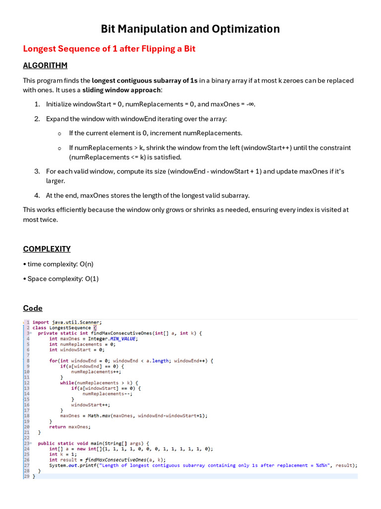 Bit Manipulation Algorithms Explained | PDF