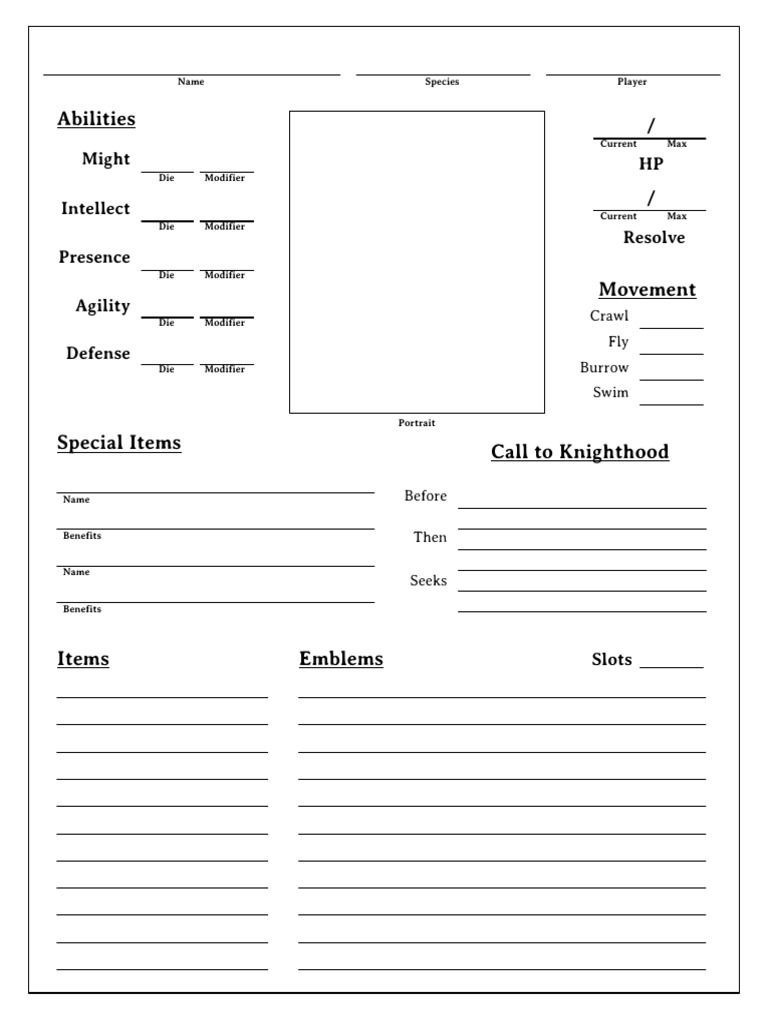 RPG Character Modifier Overview | PDF