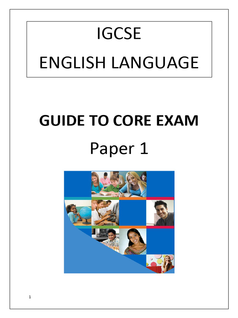 IGCSE Core Exam Booklet | PDF | English Language | Reading Comprehension