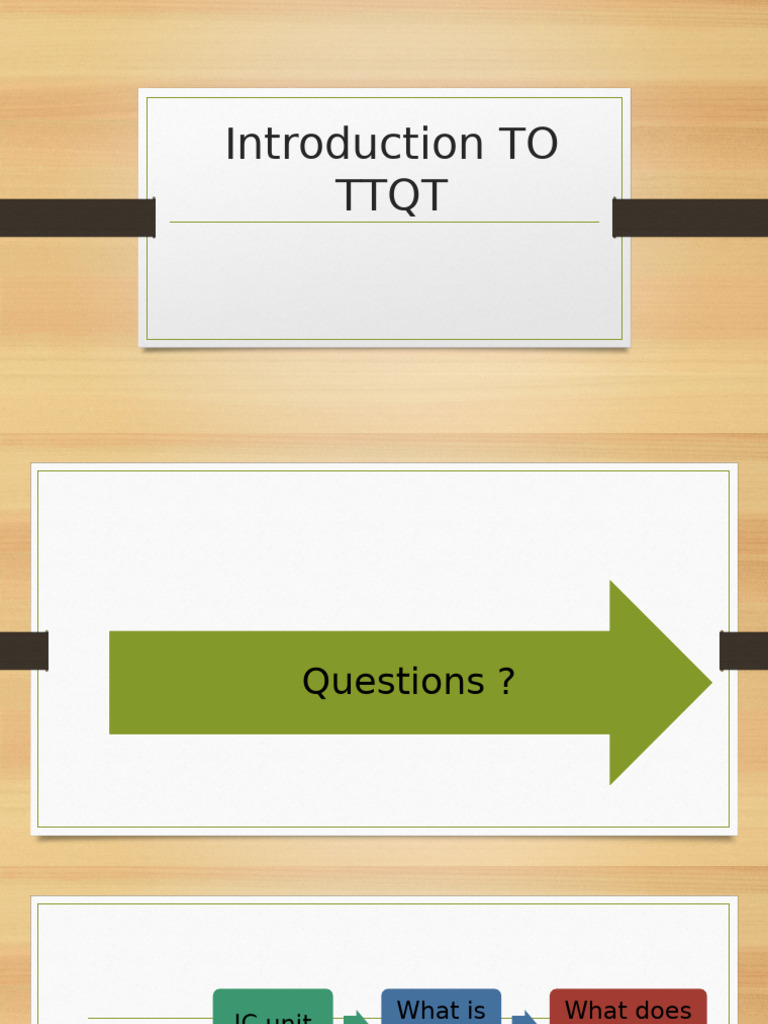 Introduction To TTQT | PDF