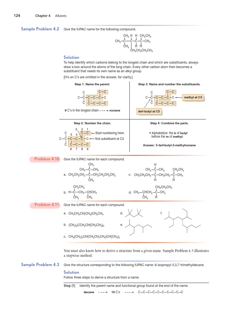 IUPAC Naming of Alkanes and Ethers | PDF | Ether | Ketone