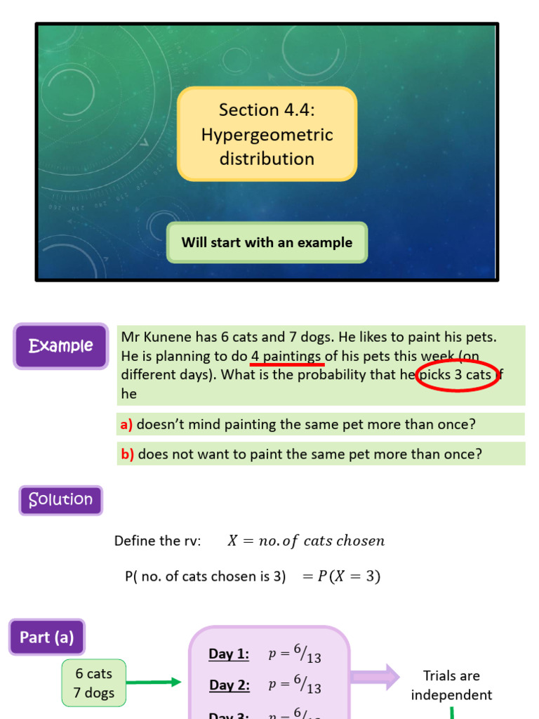 Hypergeometric Distribution Explained | PDF | Applied Mathematics ...