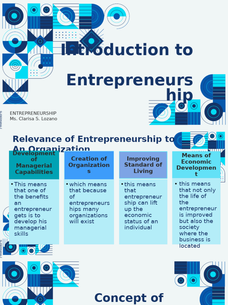 Entrep L1 | PDF | Entrepreneurship | Business