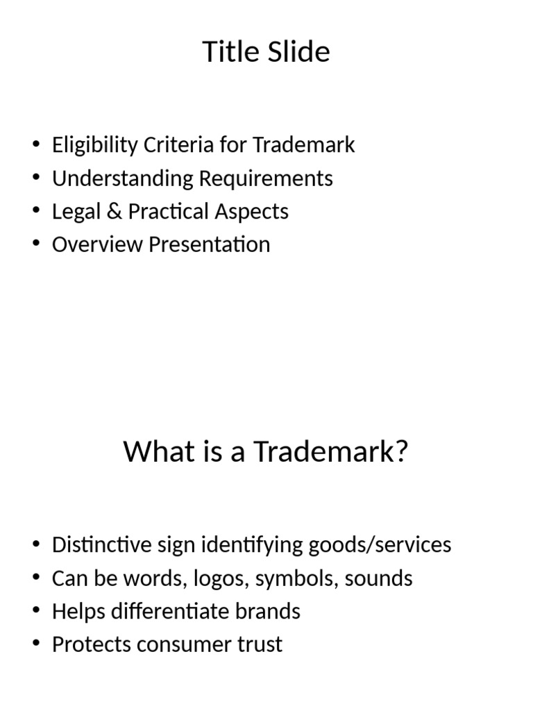 Image showcasing Trademark Eligibility Criteria Explained | PDF